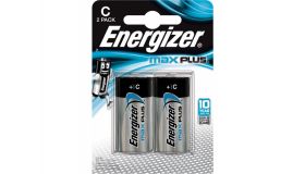 Energizer Max Plus C alkaline batterij, per 2 batterijen