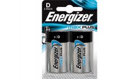 Energizer Max Plus D alkaline batterij, per 2 batterijen