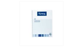 Lyreco Collegedictaat spiraalschrift A4+ gelijnd 80 vellen 2
