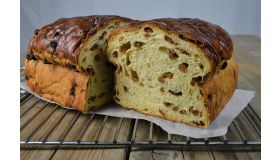 Rozijnenbrood 400 gr half gesneden