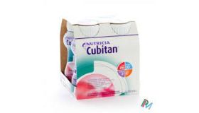 Cubitan aardbei ,4x200ml (96331)