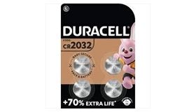 Duracell CR2032 knoopcel lithium, per 4