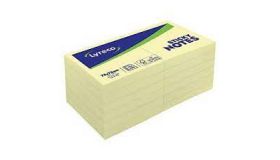 Lyreco Sticky Notes, geel, 75 x 75 mm, pak van 12