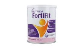 Fortifit poeder aardbeiensmaak (195495)12x 280 gram (B)
