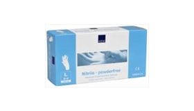 Handschoenen Soft Nitril-poedervrij blauw L (150 st)