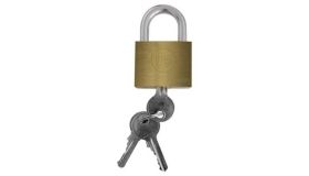Hangslot 40mm met 3 sleutels