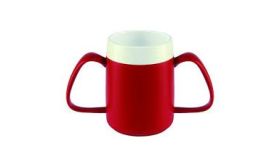 Ornamin beker rood 2 handvaten