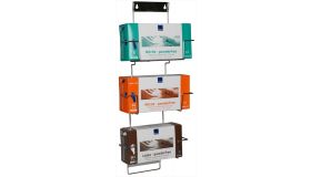 Abena universeel RVS wandhouder t.b.v. 3 dispenserdozen(B)