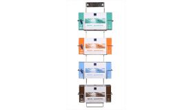 Abena universeel RVS wandhouder t.b.v. 4 dispenserdozen(B)