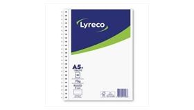 Lyreco spiraalschrift FSC, A5+, gelijnd, 80 vellen