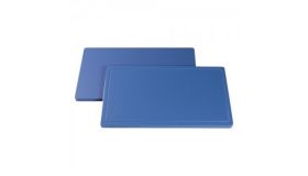 Snijplank, blauw, (H)20x400x250mm, vlak(B)