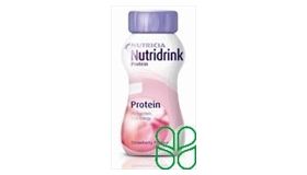 Nutridrink protein aardbei 4x200ml (204421)
