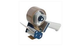 Lyreco dispenser voor tape, blauw/wit, per tapepistool