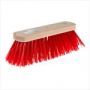 Straatbezem Rood Hout 30cm