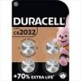 Duracell CR2032 knoopcel lithium, per 4