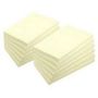 Gerecycl.memo notes, 125x75 mm, geel, 100 blad- pak van 12