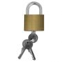 Hangslot 40mm met 3 sleutels