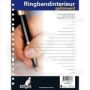 Kangaro ringbandvulling 17 perforaties A5 gelijnd 150 vellen