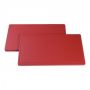 Snijplank, rood, (H)20x400x250mm, vlak (B)