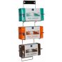 Abena universeel RVS wandhouder t.b.v. 3 dispenserdozen(B)