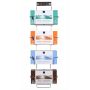 Abena universeel RVS wandhouder t.b.v. 4 dispenserdozen(B)