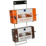Abena universeel RVS wandhouder t.b.v. 2 dispenserdozen(B)