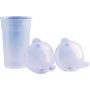 Tuit Beker transparant incl.2 tuitdeksels