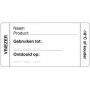 Label - vriezer - 70x35mm -rol 250 stuks