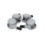 Zwenkwiel Rolemmer 25 l per set  4 stuks.