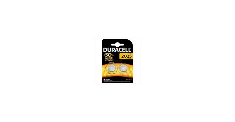 Duracell Specialty 2025 Lithium knoopcelbatterij, verpakking