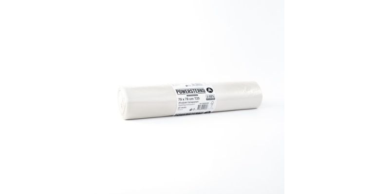 Waszak recy transparant 70 x 70 cm, (doos a 20 rollen)