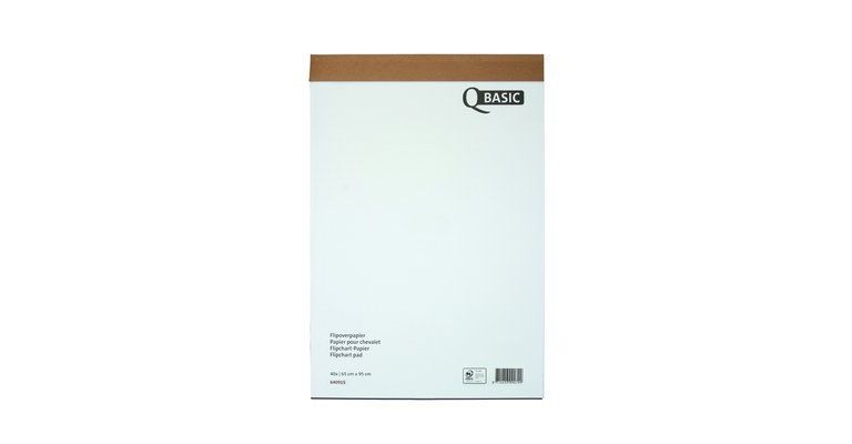 Flipoverpapier Qbasic 65x95cm 20vel opgerold per 5