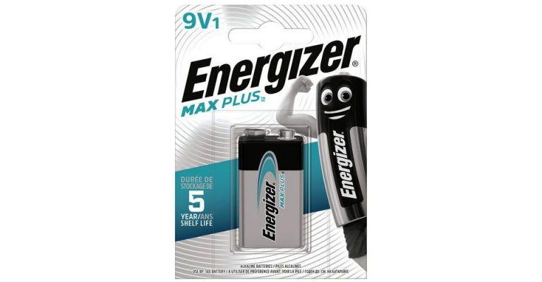 Energizer Max Plus 9V alkaline batterij
