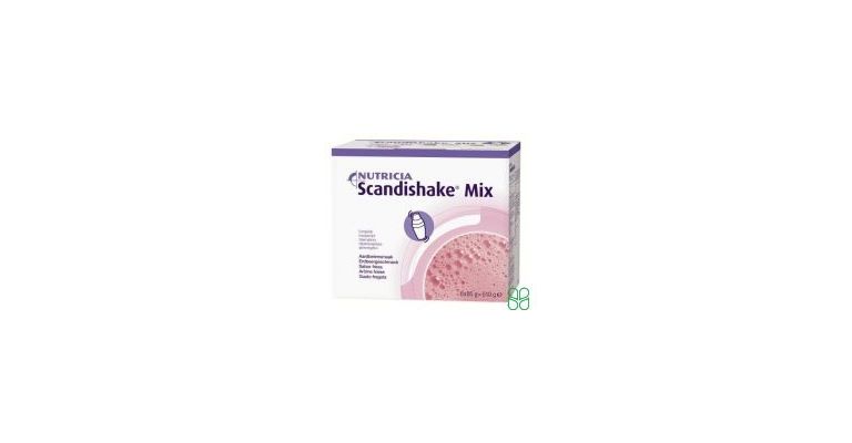 Scandishake aardbeien mix, 6x85g (159746)