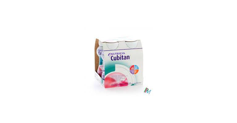 Cubitan aardbei ,4x200ml (96331)