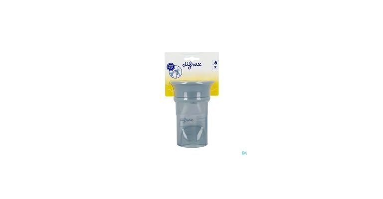 Difrax 360 drinkbeker grijs