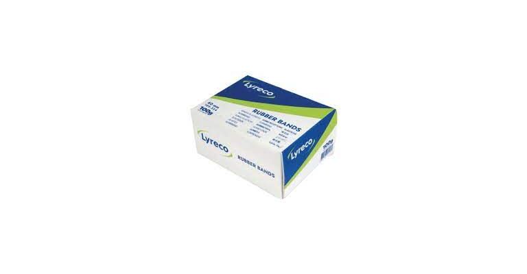 Lyreco elastieken 60x2mm - doos van 100 gram