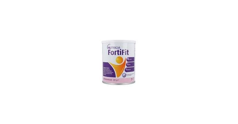 Fortifit poeder aardbeiensmaak (195495)12x 280 gram (B)