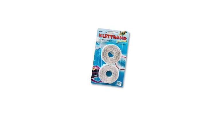 Klittenband zelfklevend  B 20 mm x L 2 M pak van 2
