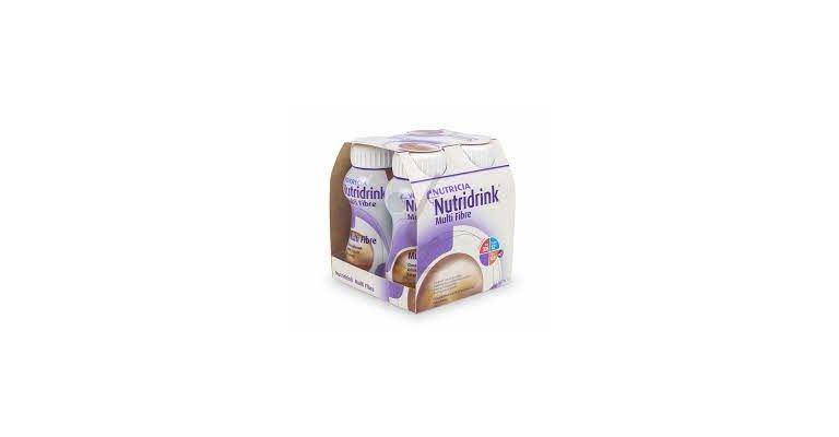 Nutridrink multi fibre choco 4x200ml (41080)