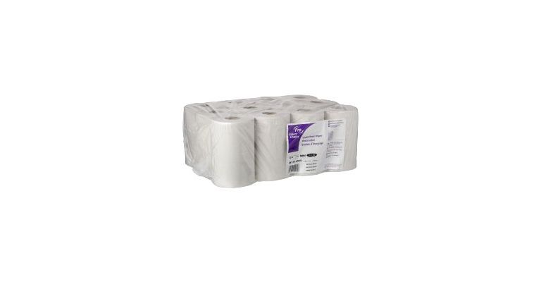 Mini poetspapier recycled tissue 1-laags 21 cm, ZAK 12 ROL