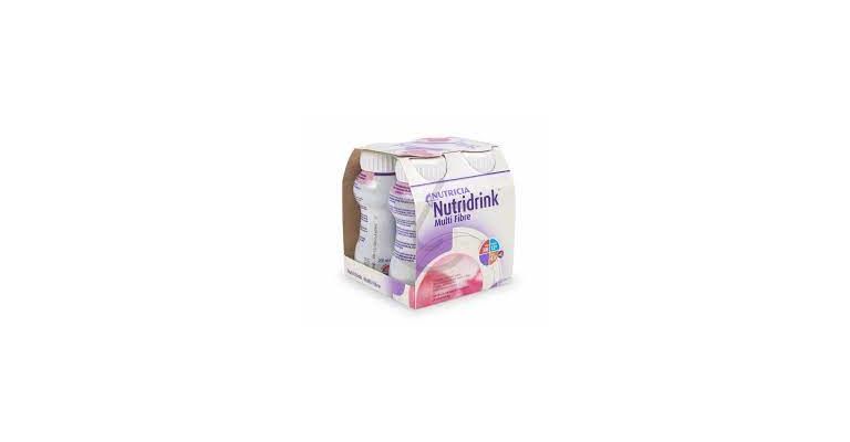 Nutridrink multi fibre aardb 4x200ml (41094)