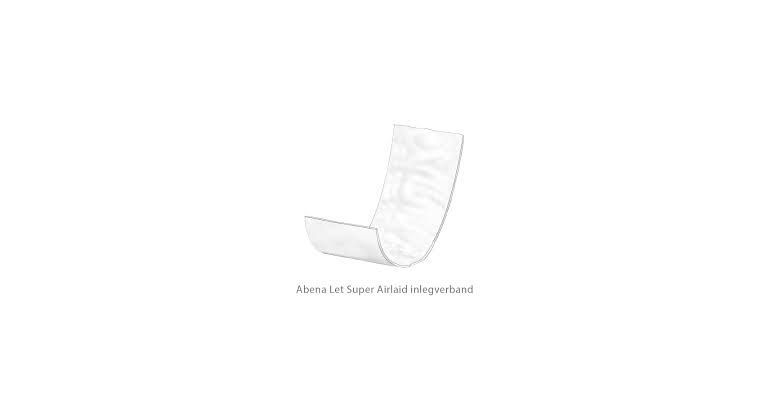 Abena-Let Super Airlaid (wondzorg pakje van 10 st