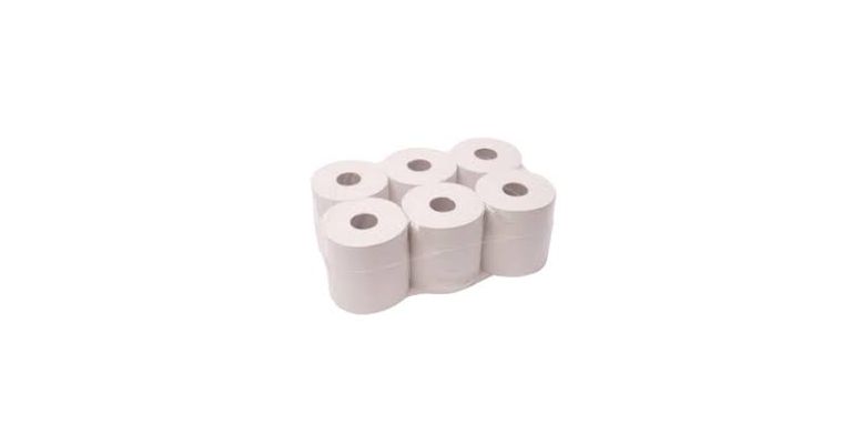 Midi poetspapier recycle tissue 1-laags 20cm 270 mtr 6 rol