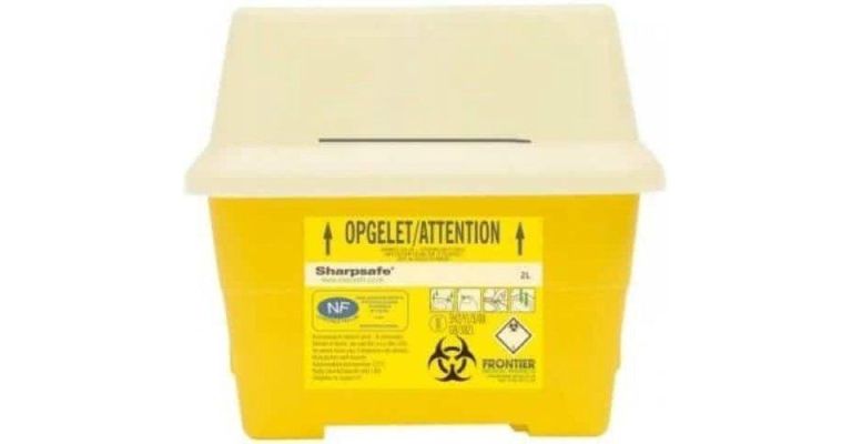 Sharpsafe afvalcont 2 ltr 51405610, 1st(naalden container)