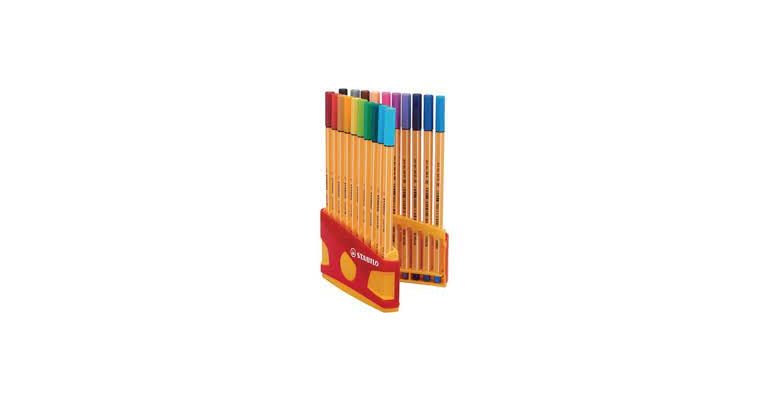 Stabilo Point 88 fineliners 0,4mm assorti - etui van 20