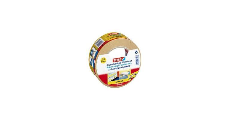 Plakband Dubbelzijdig Breed B 50mm x L 25m